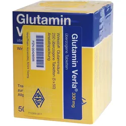 Glutamin Verla Überzogene Tabletten 250 St