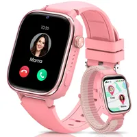 SWGOTA Smartwatch Kinder mit Telefon und GPS, 1.83" Kinderuhr Videoanrufe/Voice Chat/SOS/Schulmodus/SMS/SIM/Wecker, IP68 Kinder Smartwatch mit Schrittzähler Schlafen, Geschenk für Mädchen Junge, Rosa