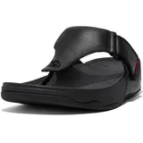 FitFlop Trakk Ii Toe Post-Leather Sandalen, Schwarz (All Black), Gr. 44
