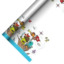 Papstar Tischdecke Papier 5 m x 1,2 m Pirate Crew Piraten