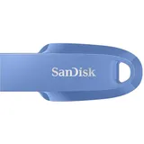 SanDisk Ultra Curve 3.2 Flash-Laufwerk 64 GB (bis zu 100 MB/s Lesen, RescuePRO Deluxe-Software, Schlüsselringöse) Blau