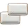 Mäser Servierplatten-Set Pintar, Braun, Beige, Keramik, 2-teilig, rechteckig, 21x3x13 cm, Tischkultur & Servieren, Servierplatten
