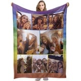 Personalisierte Geschenke Frauen und männer,Personalisierte Decke mit Foto,Personalisierte Kuscheldecke Personalisiert Foto,Fotodecke mit Foto,Personalisierte Geburtstagsgeschenke Weihnachts Geschenke