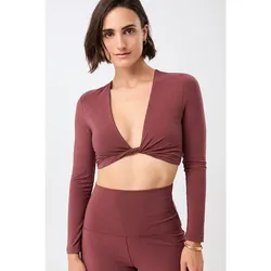 Mandala Support Top Longsleeve rosewood M