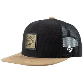 Bavarian Caps Kreizweis schwarzgrau Einheitsgröße