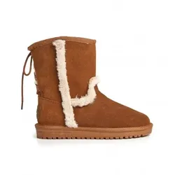 Pepe Jeans für Damen. PLS50502 Diss Earth Lederstiefel braun (40), Wohnung, Schnürsenkel, Lässig