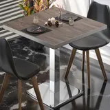 GGM Möbel Bistrotisch 80 x 80 x 75 cm Rot
