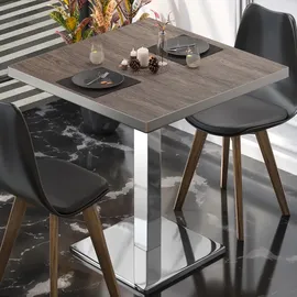 GGM Möbel Bistrotisch 80 x 80 x 75 cm Rot