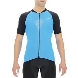 UYN Herren Shirt BIKING GRANFONDO OW SHIRT, Danube Blue/Blackboa, L