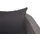 Mendler 3in1-Garnitur HWC-J37, Garten-/Lounge-Set Sonneninsel, Spun Poly Poly-Rattan MVG grau, Kissen anthrazit
