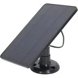 10 W Solarpanel Kit für Micro-USB Kamera – Hocheffizientes Solarladegerät für Outdoor, Camping, Reisen & RV – Schwarzes Solarmodul mit Batterieladefunktion