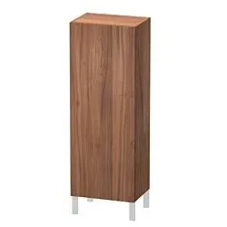 Duravit L-Cube Halbhochschrank LC1179R7979 50x36,3x132cm, Tür rechts, nussbaum natur