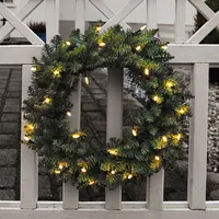 Star Trading LED-Türkranz CALGARY 30 warmweiße LEDs Ø 500