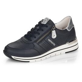 Remonte Damen R6705 Sneaker, Pazifik/Silver / 14, 39 EU