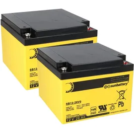 Sun Battery FC2020-AA 12V 26000 mAh 2 St.