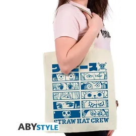 One Piece Strawhat Crew Unisex Stofftasche Multicolor 100% Baumwolle Anime, Fan-Merch, TV-Serien