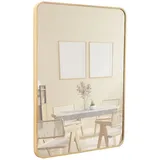 Terra Home Wandspiegel 60x80 Gold Metallrahmen