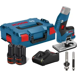 Bosch GKF 12V-8 Professional inkl. 2 x 3 Ah + L-Boxx