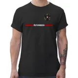 Shirtracer T-Shirt Österreich Trikot Wappen, Österreicher mit Stolz, Österreichisches F 2026 Fussball WM Fanartikel schwarz 3XL