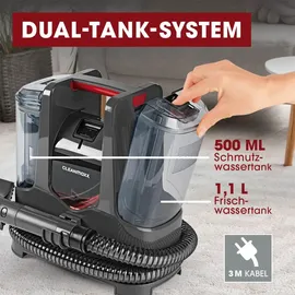 Clean Maxx Polster- & Teppichreiniger anthrazit/rot