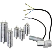 Hydra MKP_285_MSB 3uF 25x48 1 St. MKP-Motorkondensator 3 μF 450 V/AC 5 % x L) 25 mm x 48 mm