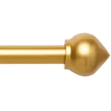 Gardinenstangen, goldfarben, ausziehbare Gardinenstange, 76 cm bis 200 cm, verstellbare Vorhangschiene, 76,2 cm bis 203,2 cm, inklusive Stangen, Kugel-Endstücke, 3-teilige Halterungen, Hardware-Kits