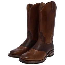 Sendra Boots 17697T RETRO Herren Westernreitstiefel Braun Cowboystiefel Rahmengenäht (GOODYEAR WELTED) braun 41 EU