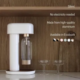 MySoda Wassersprudler Weiß-Kupfer