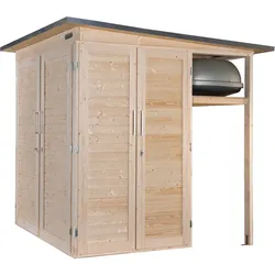 Weka Geräteschrank Garten [Q] naturbelassen