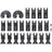 TOOLCRAFT TO-10283205 Multitool-Zubehör-Set 24 St.