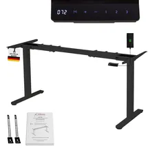 Albatros Höhenverstellbares Schreibtisch Tischgestell elektrisch LIFT S5 120Kg belastbar 120 x 0 x 0