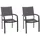 Merxx Pisa Gartensessel 56 x 64 x 90 cm grau 2 St.