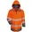 Warnschutz Regenparka XS orange/grau