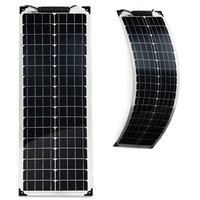 100Wp ETFE Semi-Flexibles Solarmodul Flexibel Monokristallin
