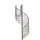Minka Spindeltreppe Spiral Effect 160 cm Durchmesser 305,5 cm Aluminium/Holz/Metall/Stahl