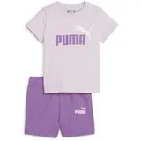 Puma Minicats T-Shirt & Shorts Set Trainingsanzug Lila 68