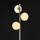 lux.pro Gent 154 cm 3-flammig Silber/Weiß