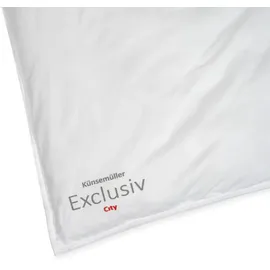 Künsemüller Exclusiv Faserbettdecke normal in weiß | Gr.: 135x200