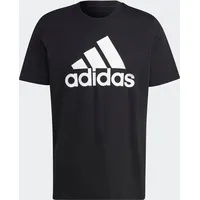 Adidas Herren Essentials Single Jersey Big Logo T-Shirt Black/White, XXL