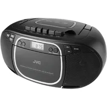 JVC RCE451B (FM, Bluetooth), Radio, Schwarz