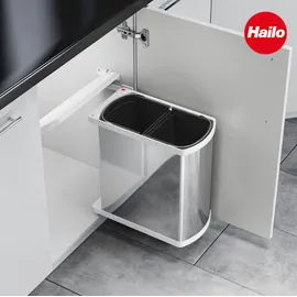 HAILO AS Duo 8/8 edelstahl/weiß (3416901)
