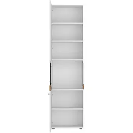 Die Möbelfundgrube Vitrine Oreta 54,7 x 0 x 0 cm Weiß Hochglanz