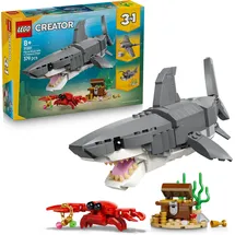 LEGO Creator 3in1 Wilder Hai mit Schatztruhe 31381