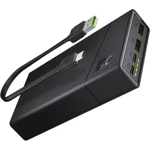 Green Cell Powerbank 20000 mAh Quick Charge LiPo Schwarz Statusanzeige
