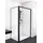 Aurlane City Eckdusche 120 x 80 cm schwarz FAC840