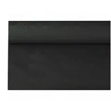 Papstar Papiertischtuch Damastprägung 8 m x 1,2 m Schwarz