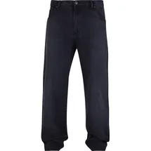 URBAN CLASSICS Heavy Ounce Straight Fit Jeans Black / Whased 38
