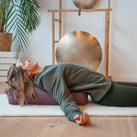 Bodhi Salamba (rechteckig) Yoga-Bolster ECO, Kapok Anthrazit grau No Size