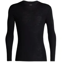 Icebreaker 175 Everyday Crew Merino Langarm-baselayer - Black M