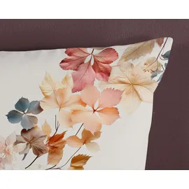 Good Morning Cocoo Blätter Beige 155 x 220 cm + 2 x 80 x 80 cm